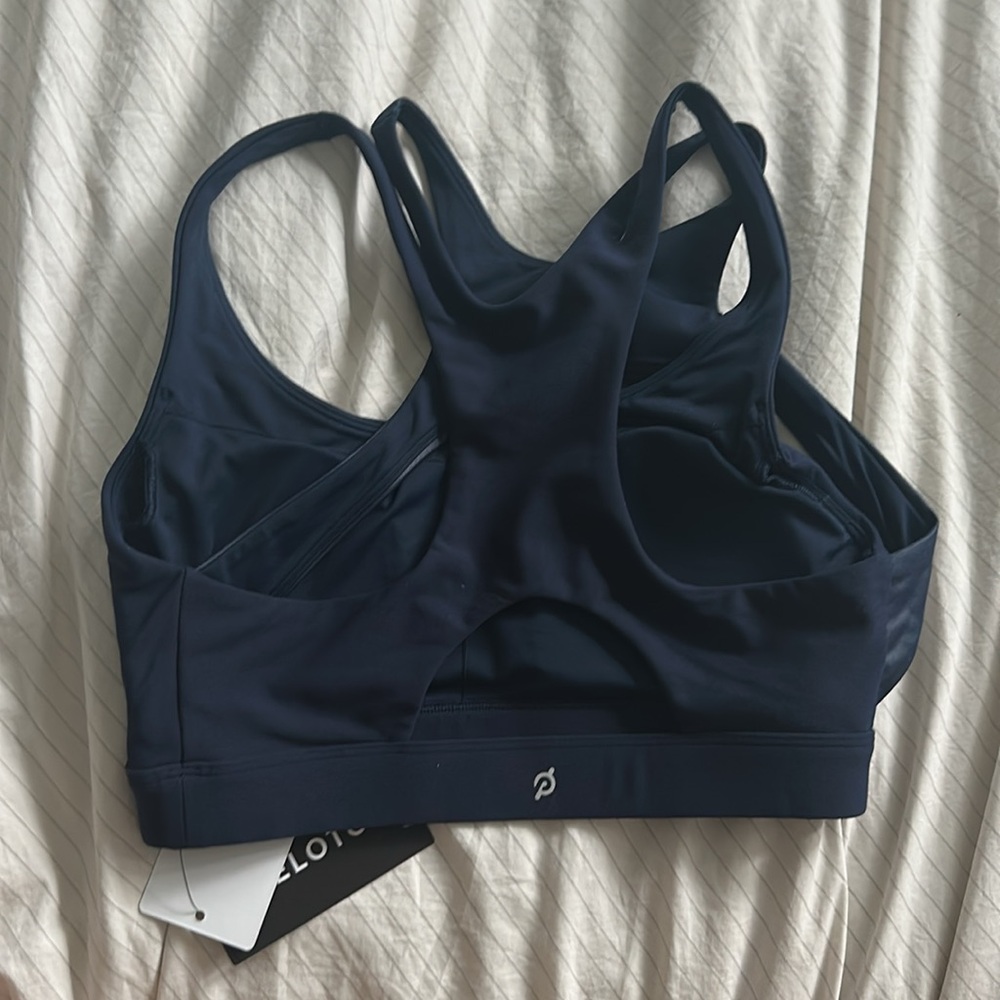 Peloton Cadent Navy Cire Sports Bra (S) NWT - Picture 4 of 4